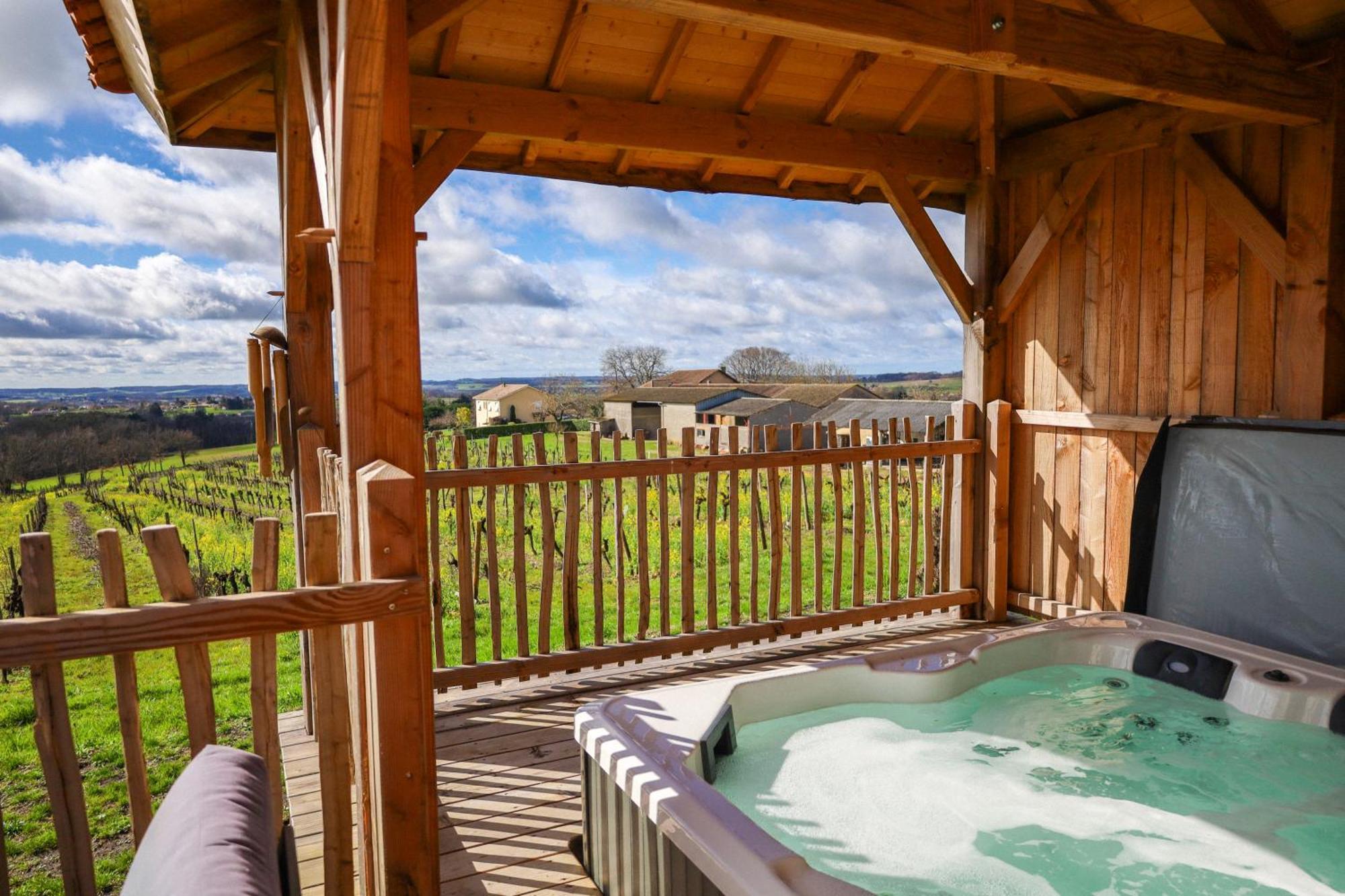 Bed and Breakfast Le Domaine De La Tour Des Vents Bergerac Exteriér fotografie